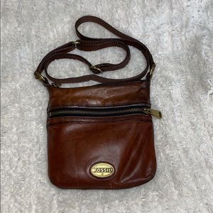 Fossil Leather Crossbody Bags